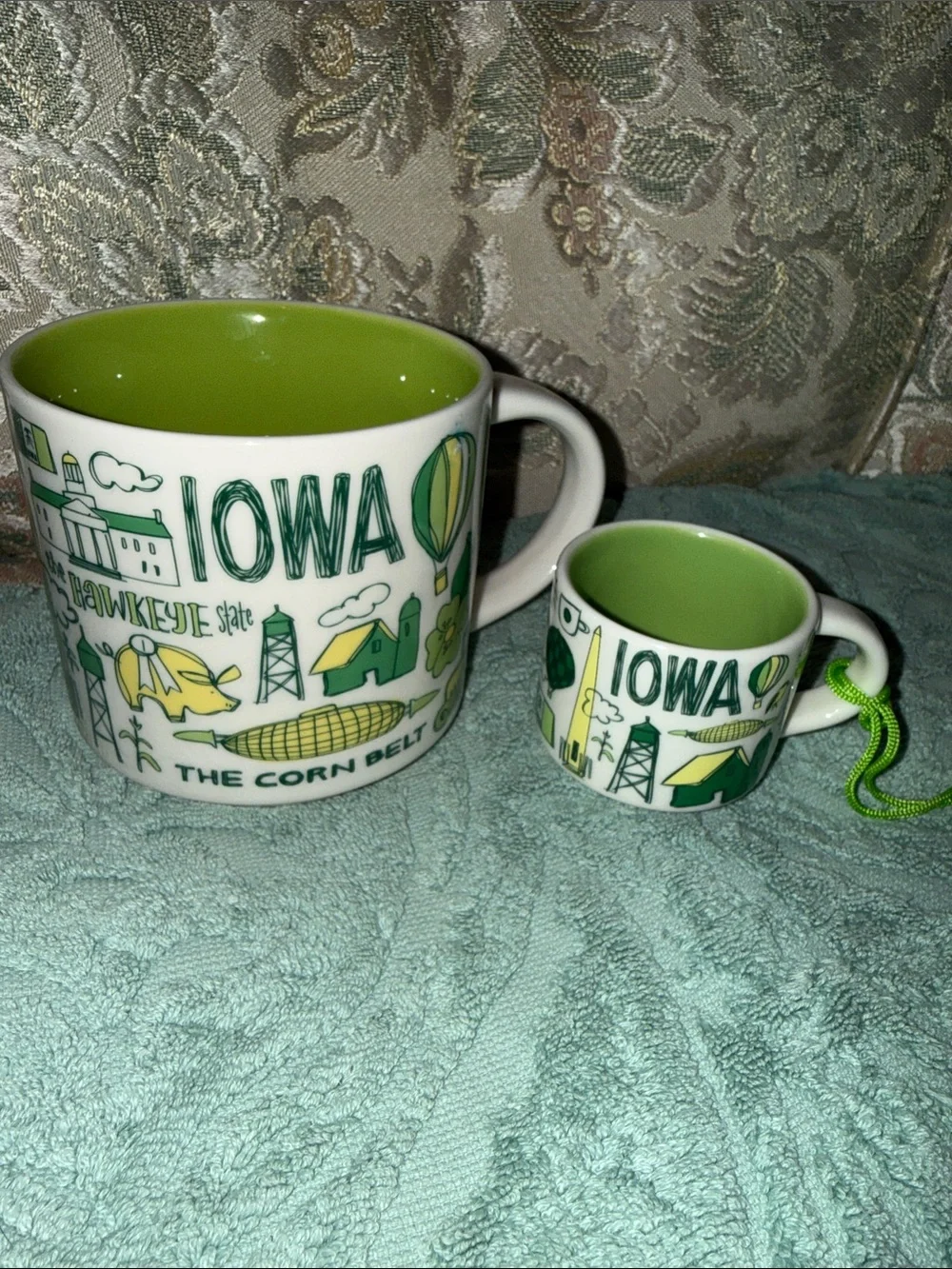 Starbucks been there series  Iowa mug and mini mug